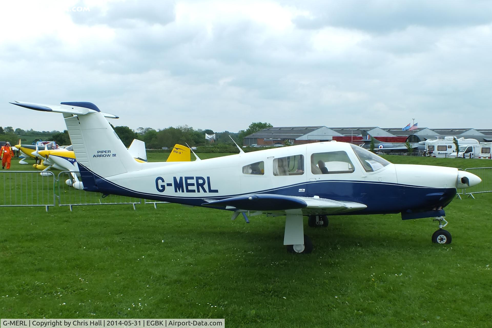 G-MERL, 1979 Piper PA-28RT-201 Arrow IV C/N 28R-7918036, at AeroExpo 2014