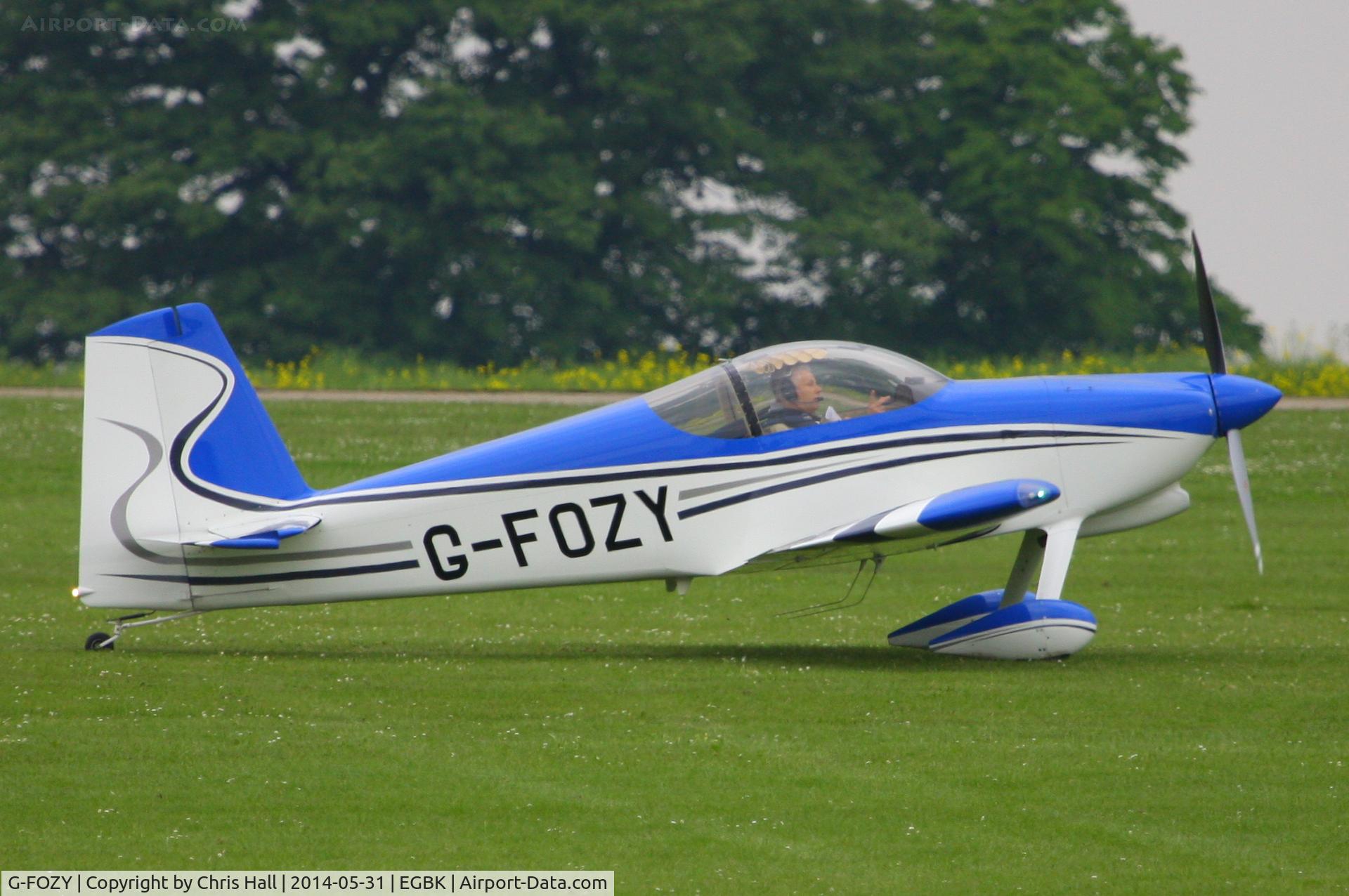 G-FOZY, 2012 Vans RV-7 C/N PFA 323-14150, at AeroExpo 2014