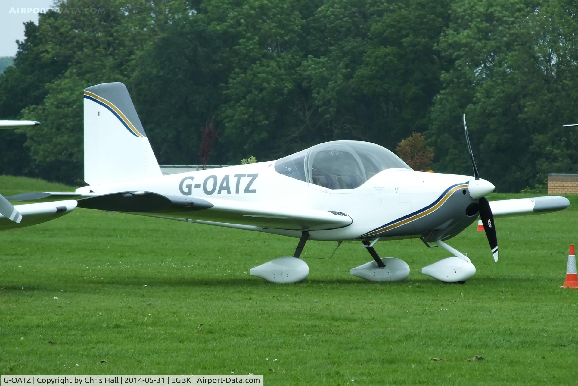 G-OATZ, 2011 Vans RV-12 C/N LAA-363-15079, at AeroExpo 2014