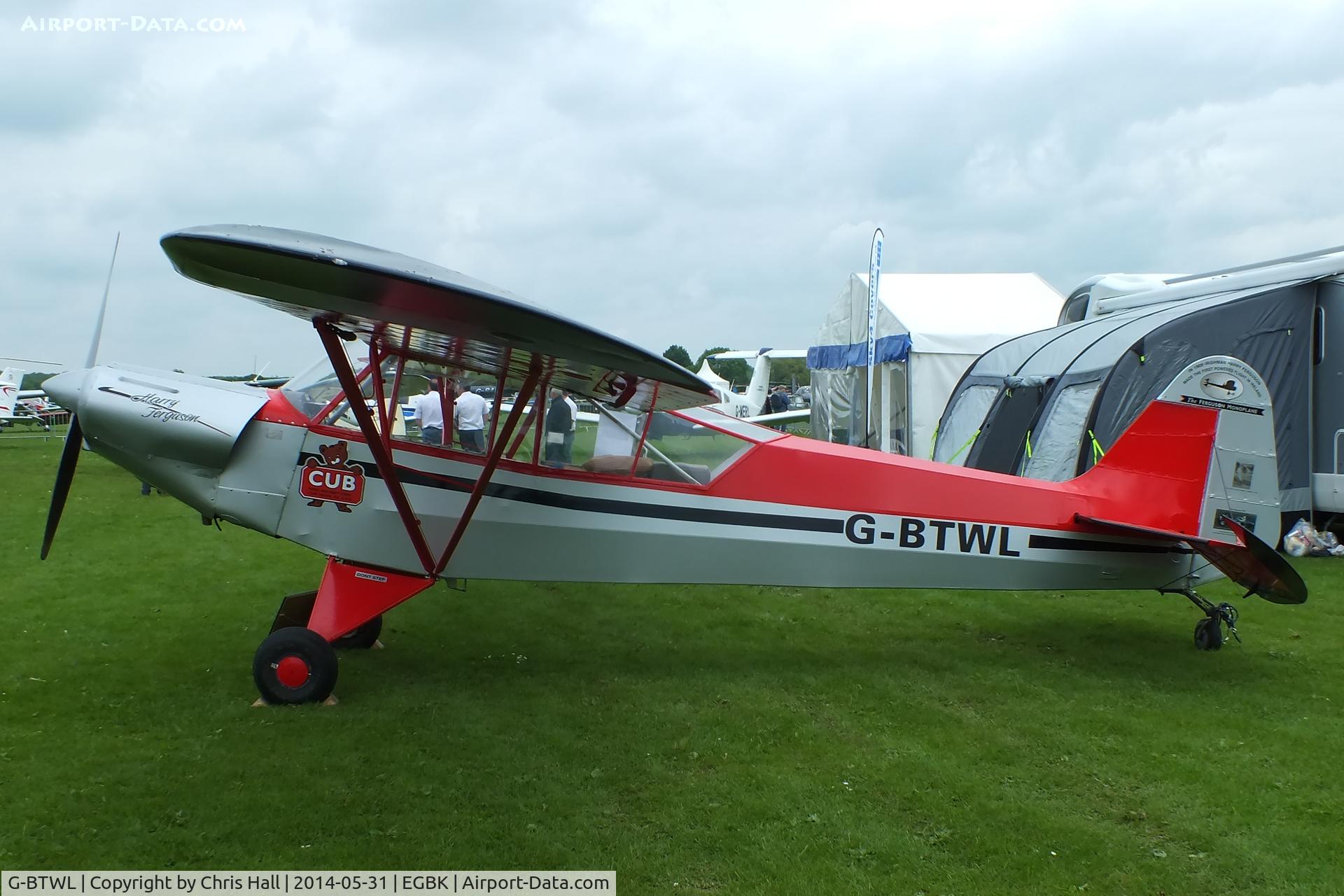 G-BTWL, 1992 Wag-Aero Sport Trainer C/N PFA 108-10893, at AeroExpo 2014