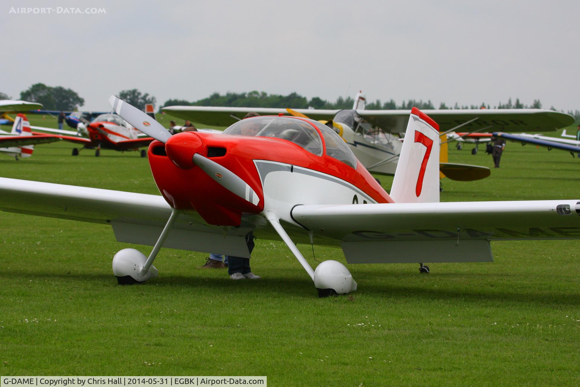 G-DAME, 2009 Vans RV-7 C/N 73181, at AeroExpo 2014
