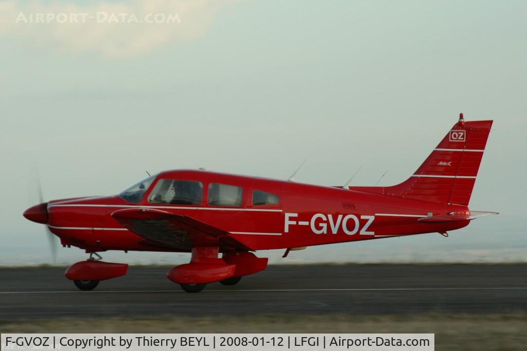 F-GVOZ, Piper PA-28-181 Archer C/N 2890061, Takeoff at sunset
