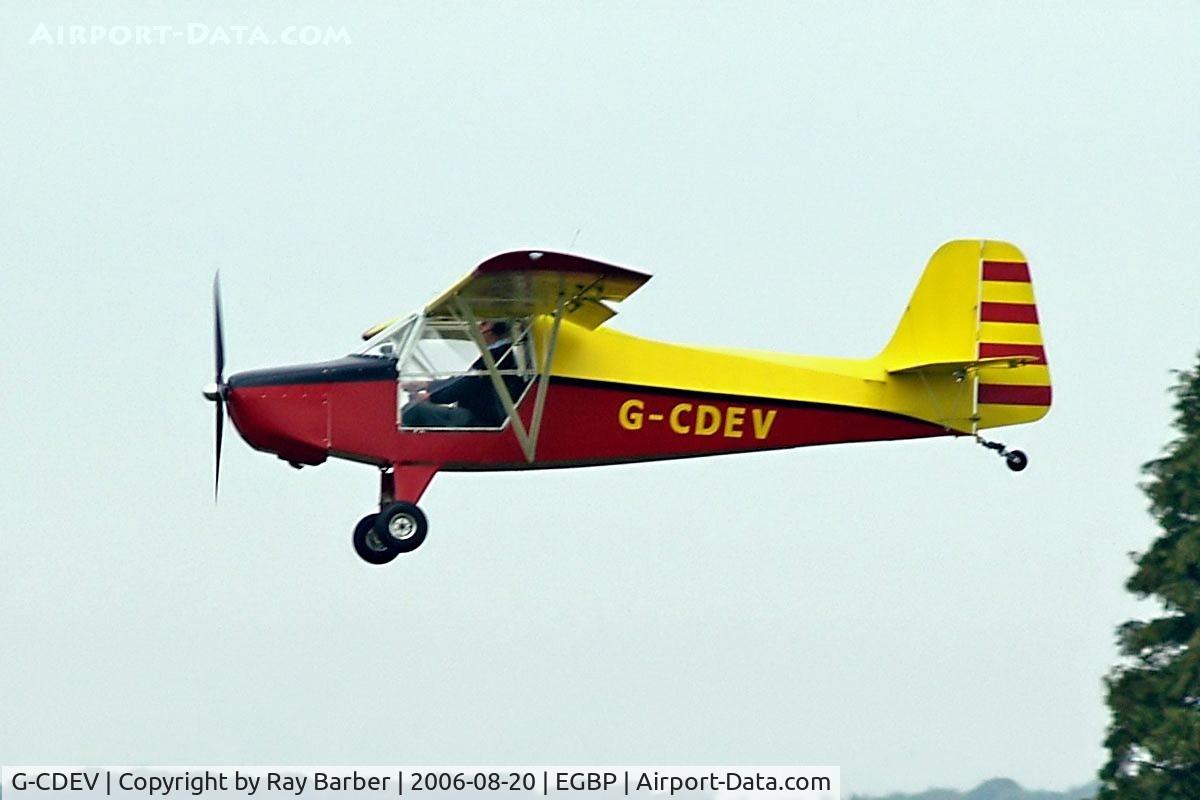 G-CDEV, 2004 Reality Escapade 912(1) C/N BMAA/HB/360, Just Aircraft Escapade 912 [BMAA/HB/360] Kemble~G 20/08/2006