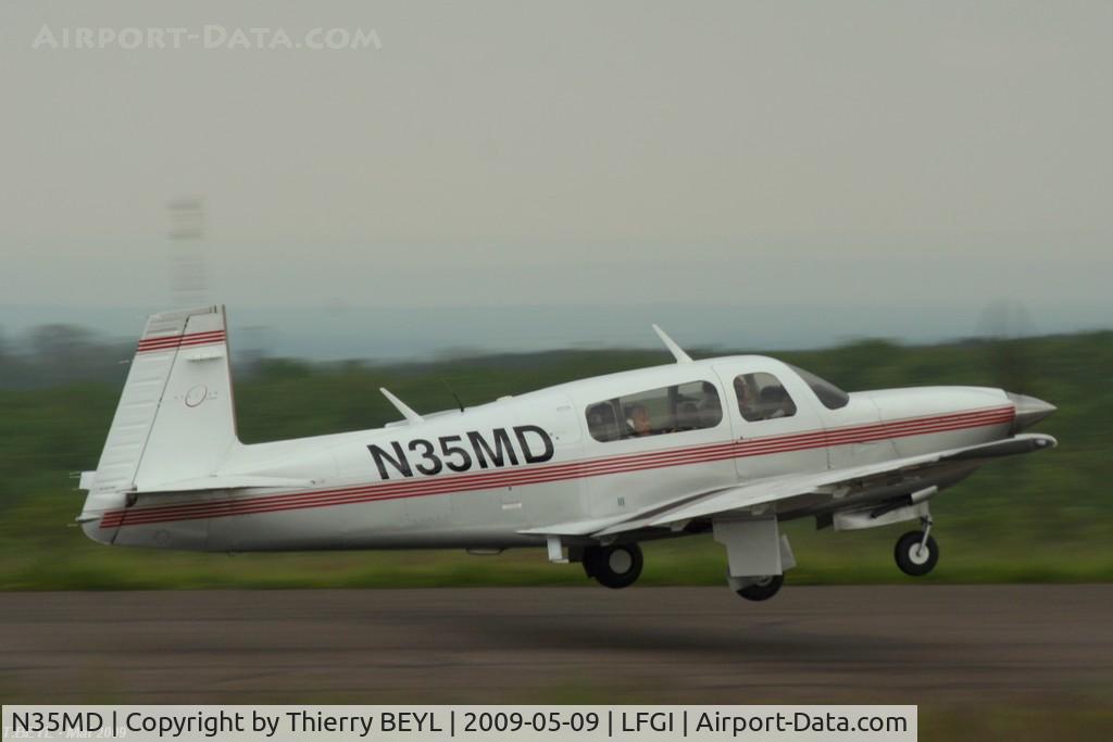 N35MD, 1995 Mooney M20R Ovation C/N 29-0047, Takeoff