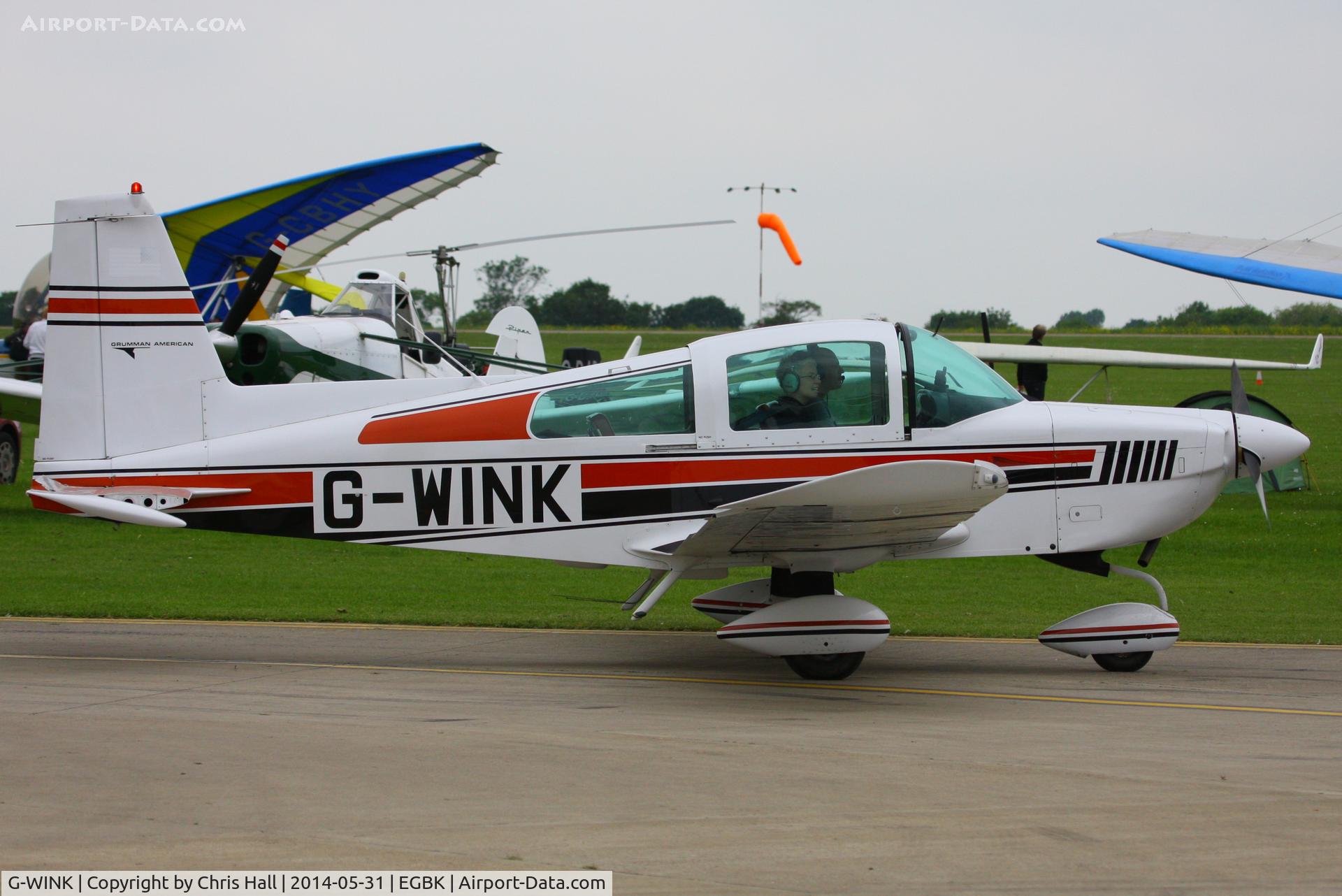 G-WINK, 1976 Grumman American AA-5B Tiger C/N AA5B-0327, at AeroExpo 2014