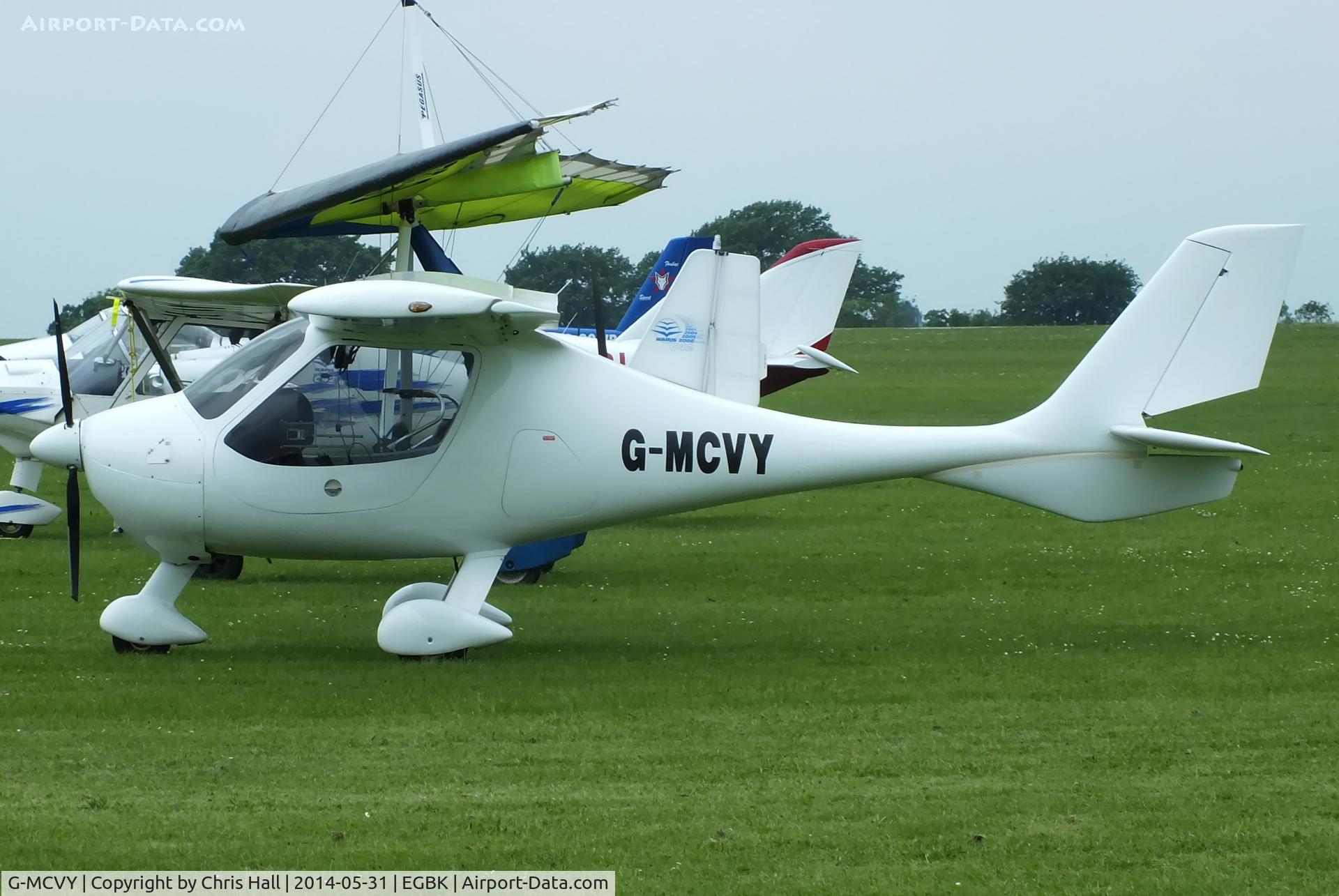 G-MCVY, 2002 Flight Design CT2K C/N 7887, at AeroExpo 2014