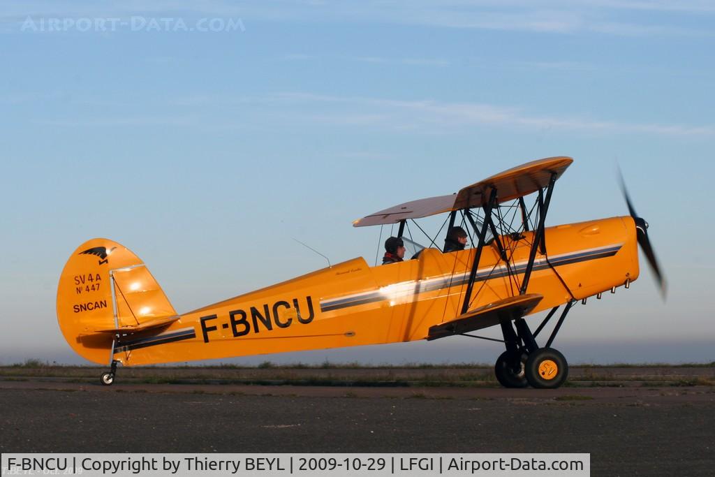 F-BNCU, Stampe-Vertongen SV-4A C/N 447, Taxying