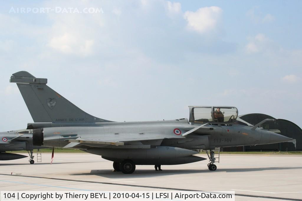 104, 2010 Dassault Rafale C C/N 104, Before departure for training mission