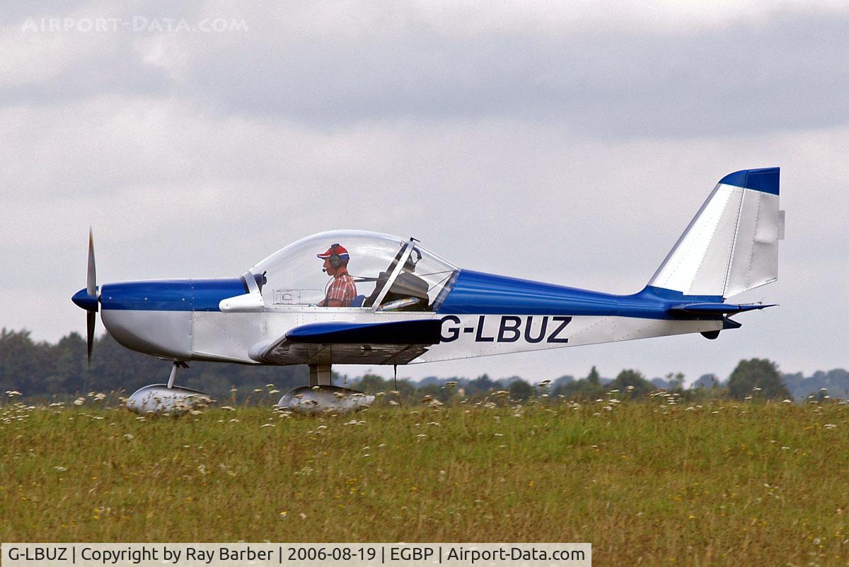 G-LBUZ, 2005 Aerotechnik EV-97A Eurostar C/N PFA 315-14425, Evektor EV-97A Eurostar [PFA 315-14425] Kemble~G 19/08/2006