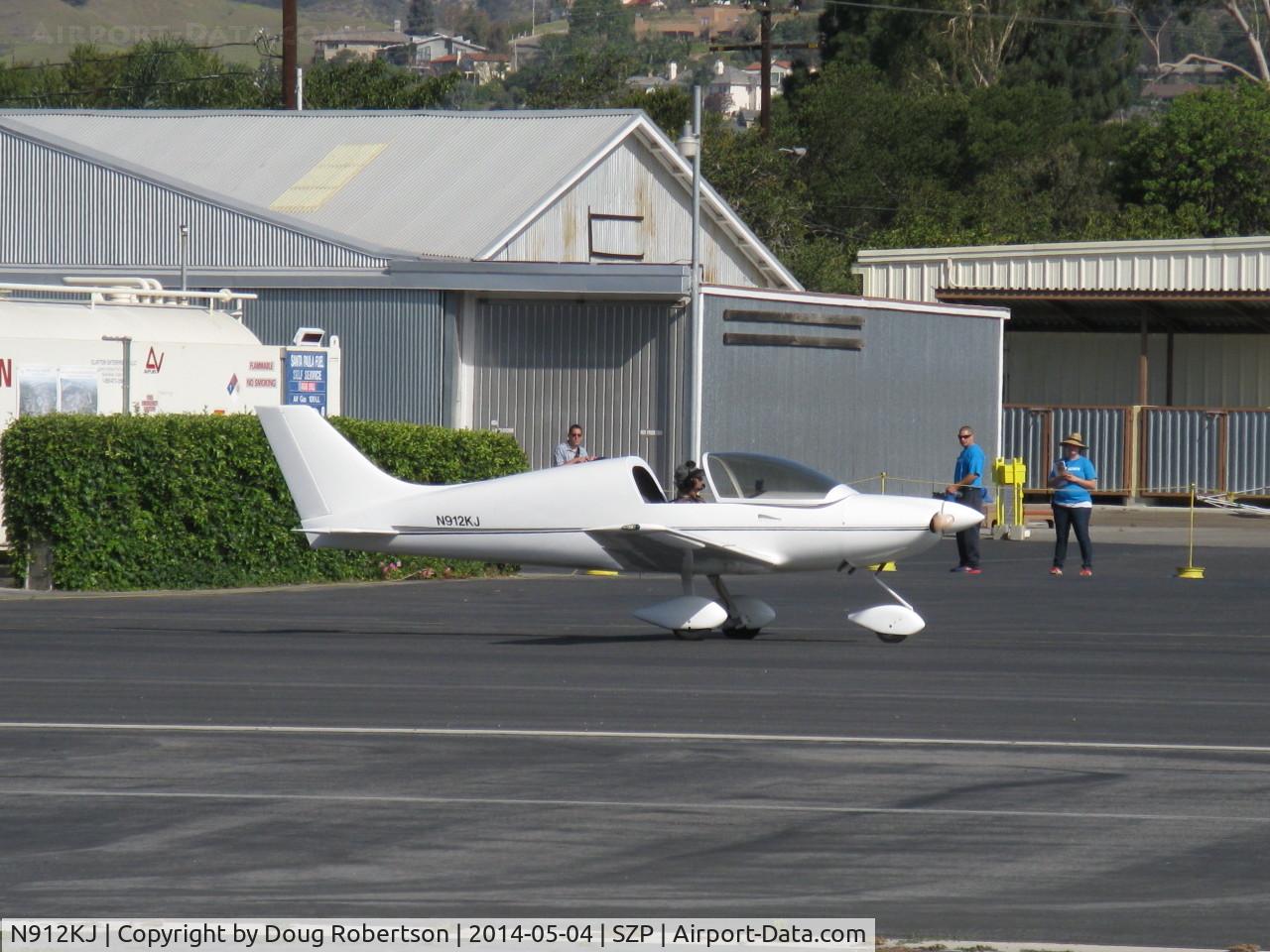 N912KJ, 2000 Aero Designs Pulsar XP912 C/N 349, 2000 Goodwin PULSAR 912XP, Rotax 912 100 Hp, taxi back