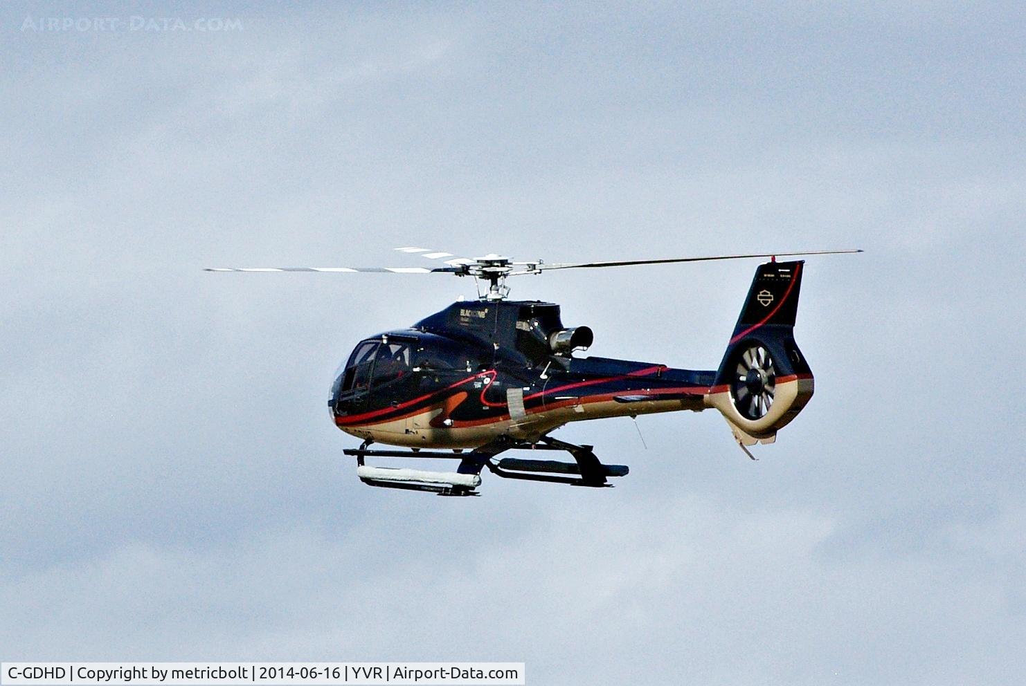 C-GDHD, 2000 Eurocopter EC-120B Colibri C/N 1116, Landing at YVR
