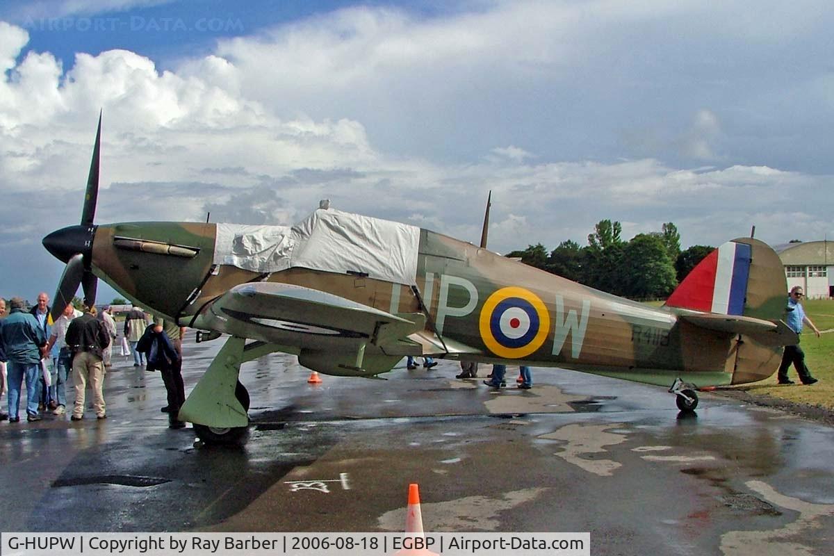G-HUPW, 1940 Hawker Hurricane I C/N G592301, Hawker Hurricane I [41H/G5/92301] Kemble~G 18/08/2006