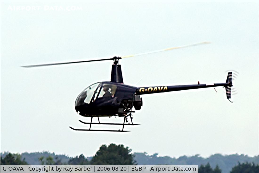 G-OAVA, 2002 Robinson R22 Beta C/N 3303, Robinson R-22 Beta II [3303] Kemble~G 20/08/2006