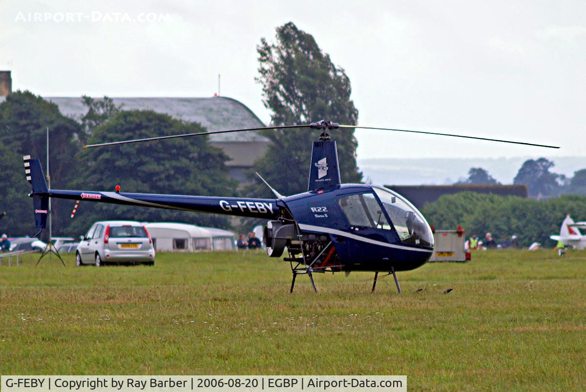 G-FEBY, 2001 Robinson R22 Beta C/N 3179, Robinson R.22 Beta II [3179] Kemble~G 20/08/2006