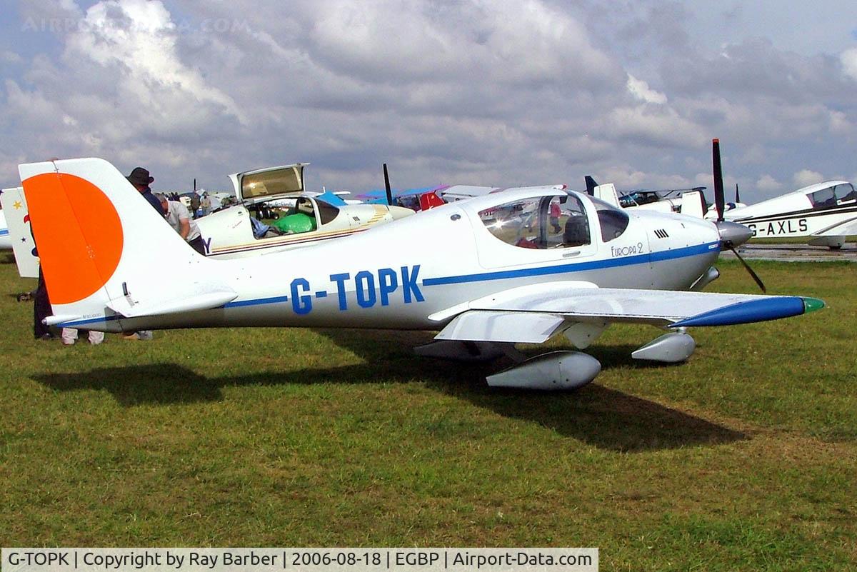 G-TOPK, 2004 Europa XS Tri-Gear C/N PFA 247-14193, Europa Avn Europa XS [PFA 247-14193] Kemble~G 18/08/2006