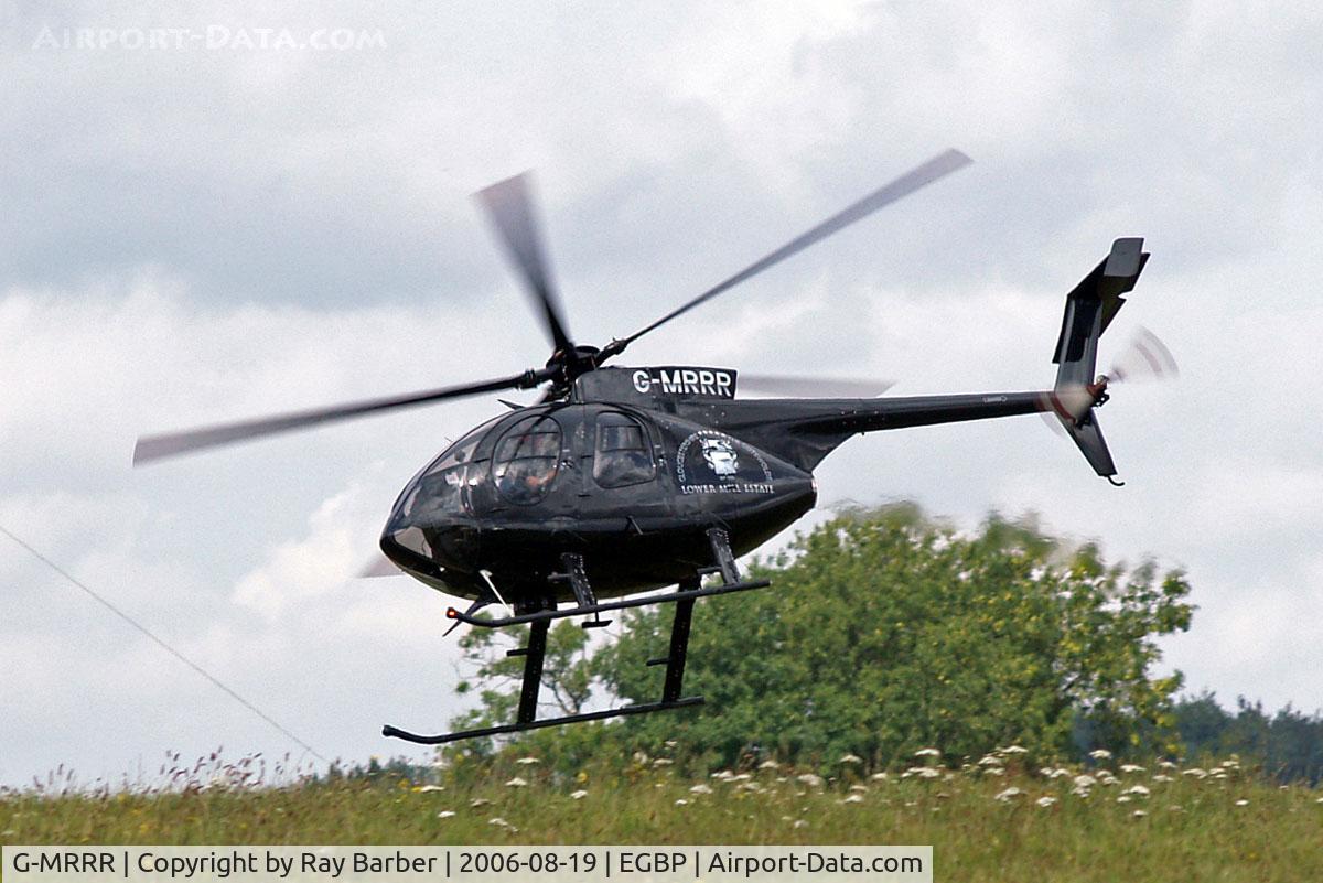 G-MRRR, 1991 Hughes 369E C/N 0473E, MD Helicopters 369E [0473E] Kemble~G 19/08/2006