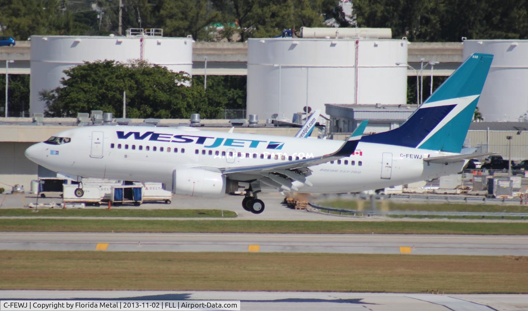 C-FEWJ, 2005 Boeing 737-7CT C/N 32769, West Jet 737-700