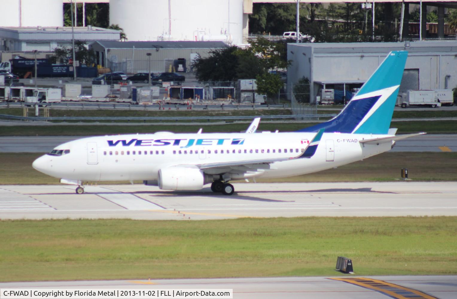 C-FWAD, 2002 Boeing 737-7CT C/N 32753, West Jet 737-700