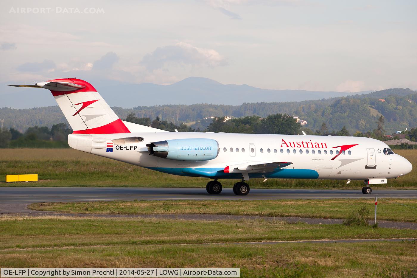 OE-LFP, Fokker 70 (F-28-0070) C/N 11560, OE-LFP @ Graz Airport