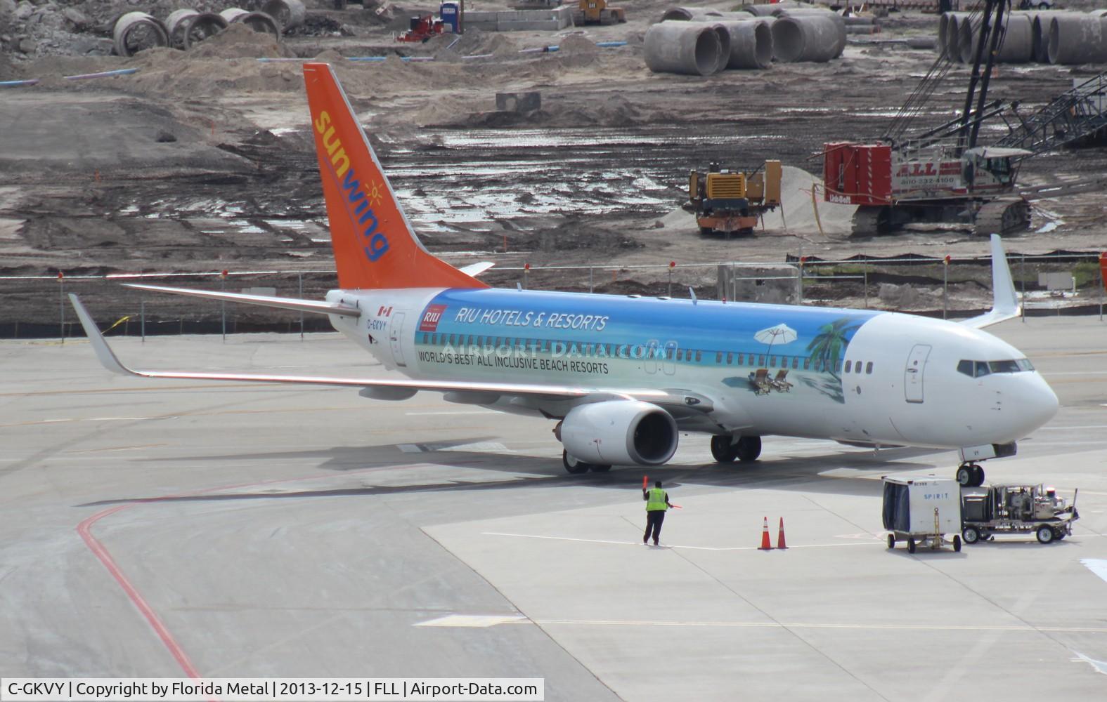 C-GKVY, 2007 Boeing 737-8Q8 C/N 30724, Sunwing 737-800