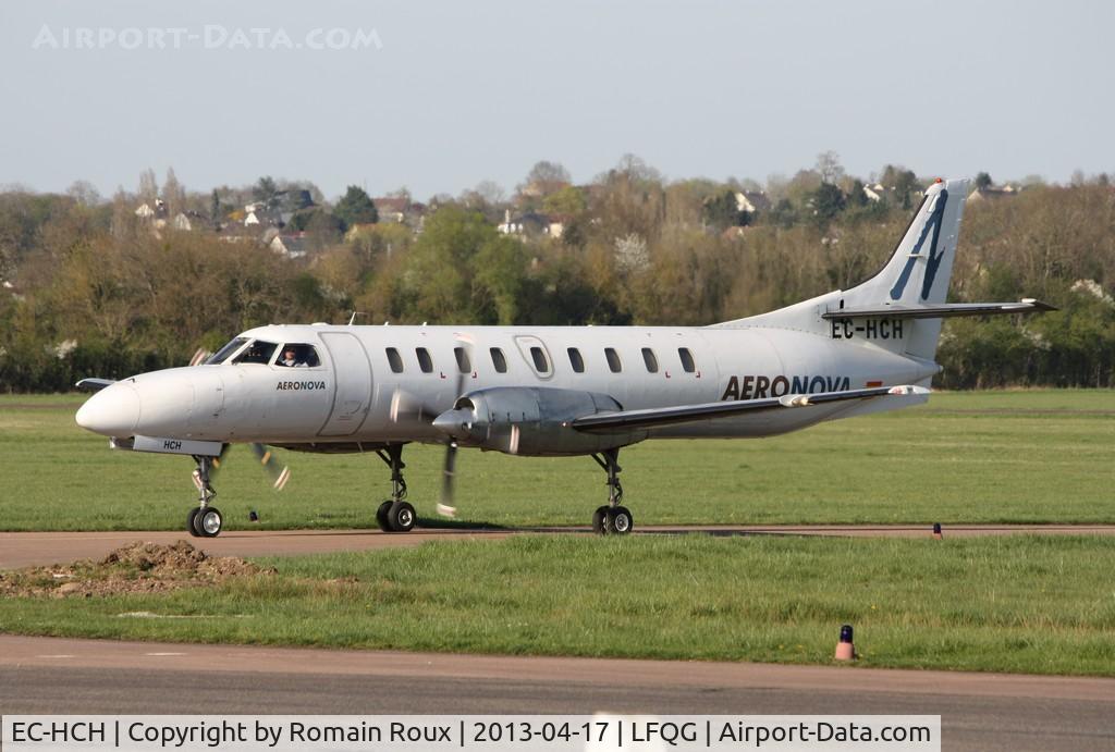 EC-HCH, 1986 Swearingen SA-226T Metro III C/N AC-658B, Parked