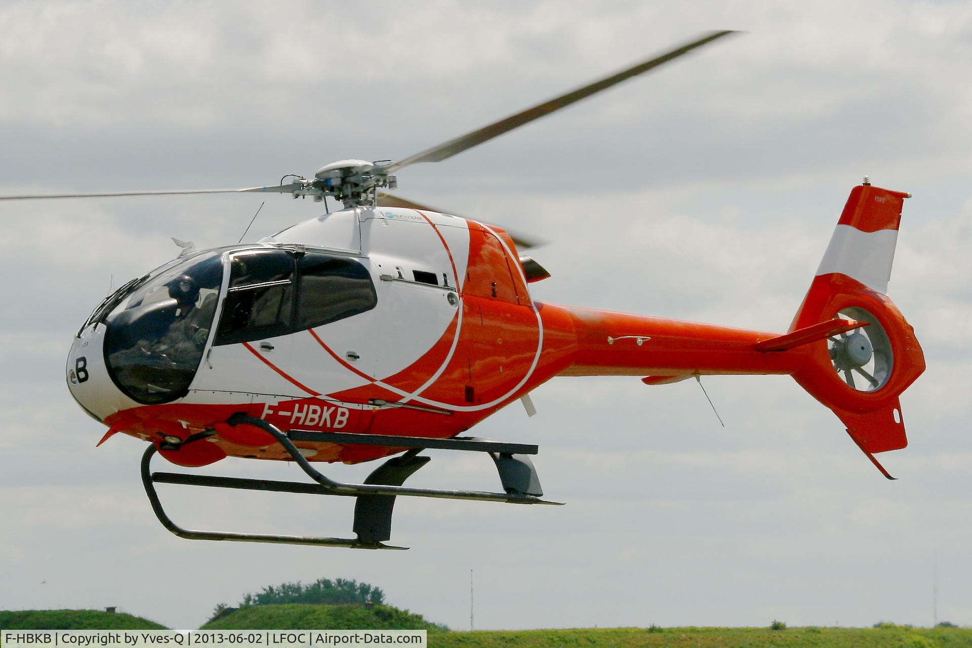 F-HBKB, 2008 Eurocopter EC-120B Colibri NHE C/N 1573, Eurocopter EC 120B Colibri NHE, Solo display, Châteaudun Air Base 279 (LFOC) open day 2013