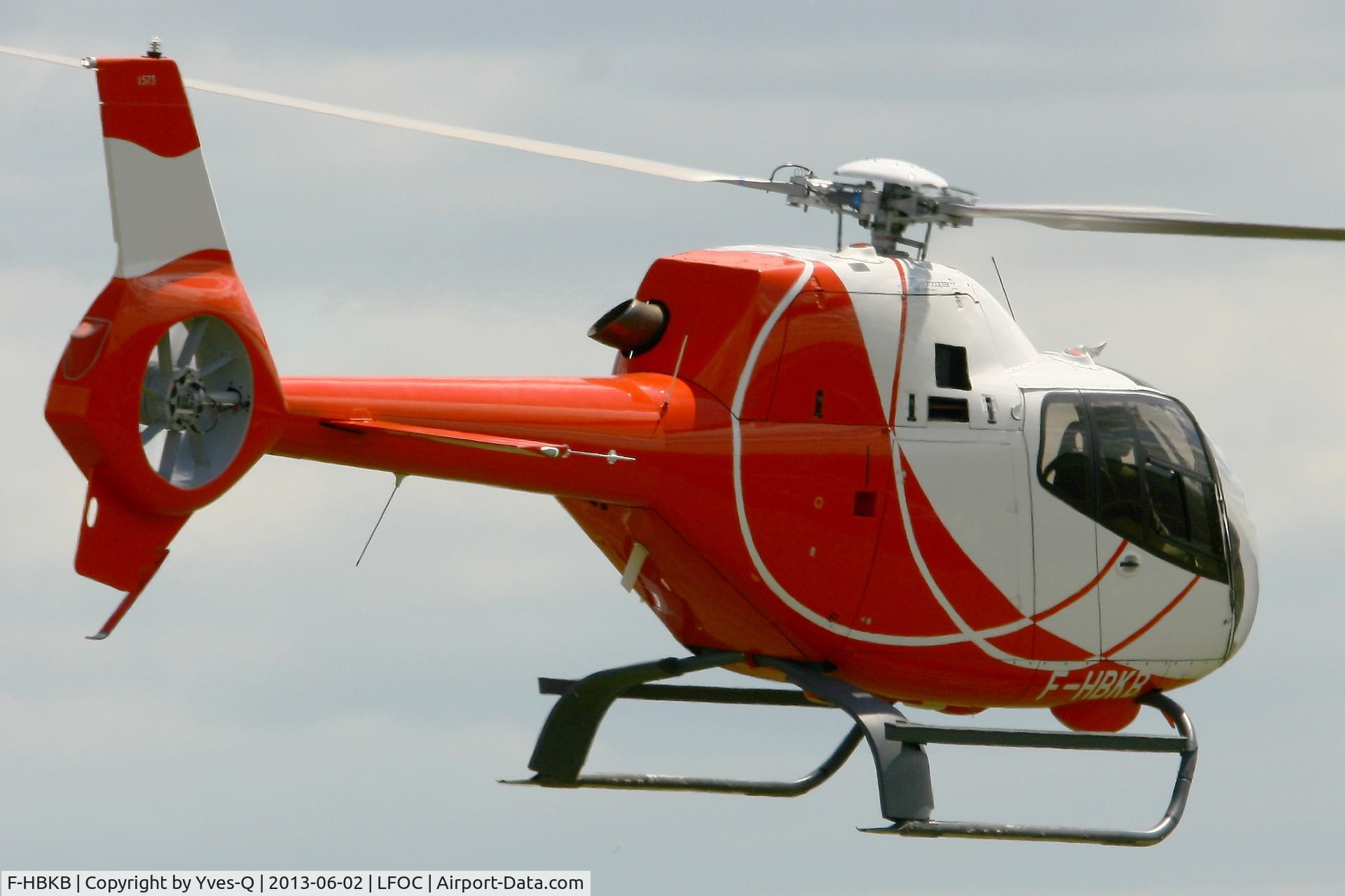 F-HBKB, 2008 Eurocopter EC-120B Colibri NHE C/N 1573, Eurocopter EC 120B Colibri NHE, Solo display, Châteaudun Air Base 279 (LFOC) open day 2013
