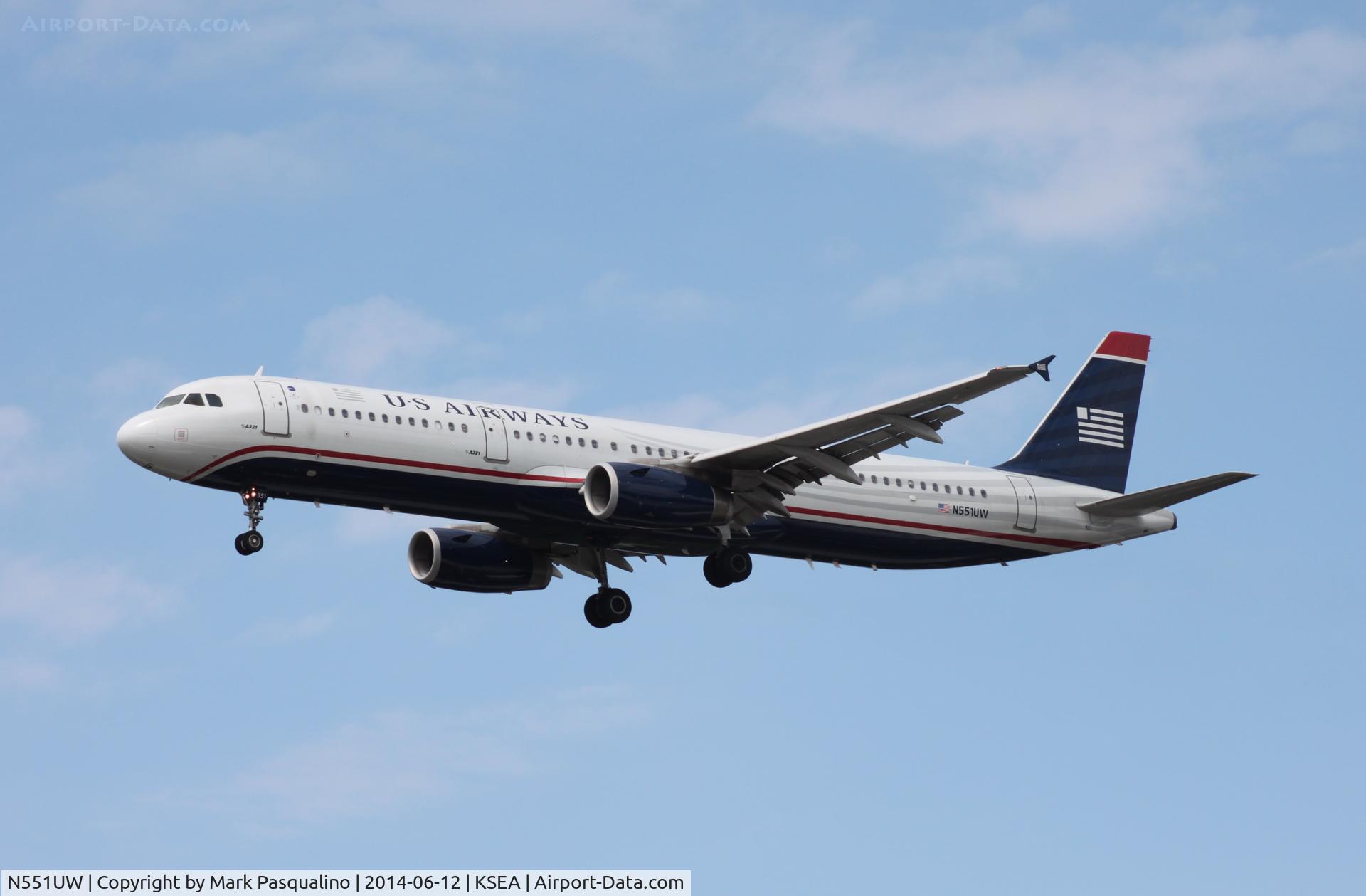 N551UW, 2011 Airbus A321-231 C/N 4940, Airbus A321