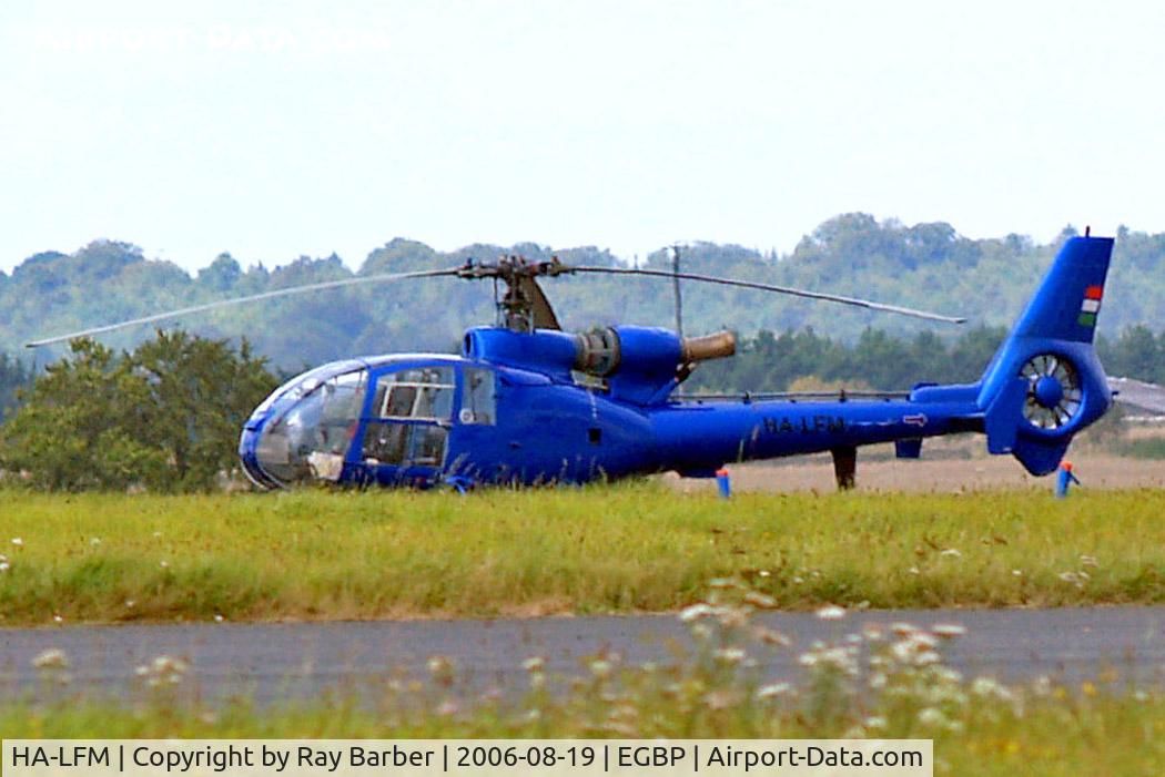 HA-LFM, 1976 Aerospatiale SA-341G Gazelle C/N 1301, Aerospatiale SA.341G Gazelle [1301] Kemble~G 19/08/2006
