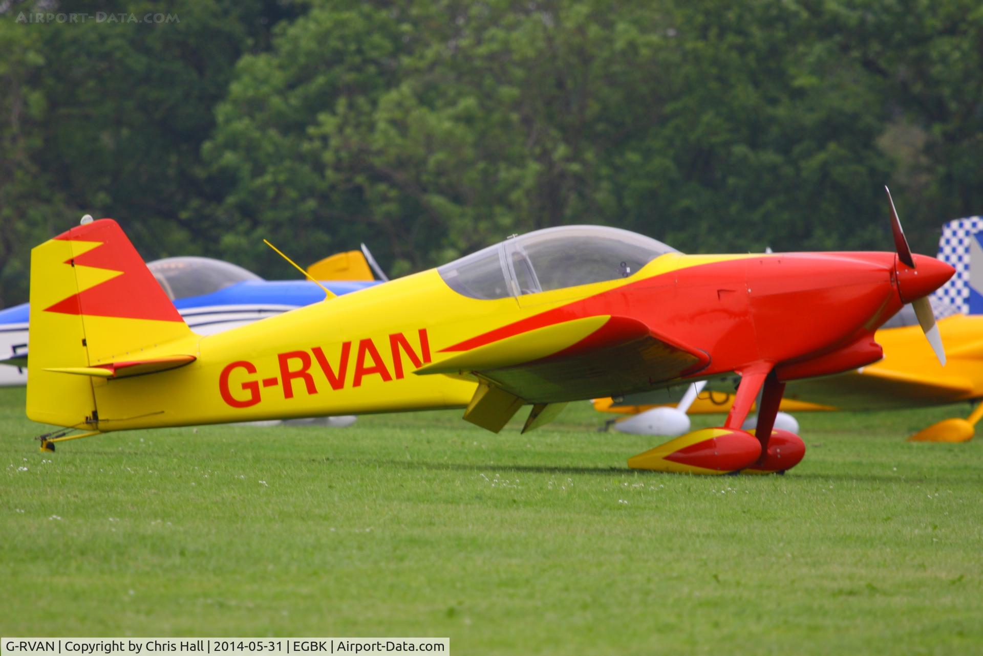 G-RVAN, 1998 Vans RV-6 C/N PFA 181-12657, at AeroExpo 2014