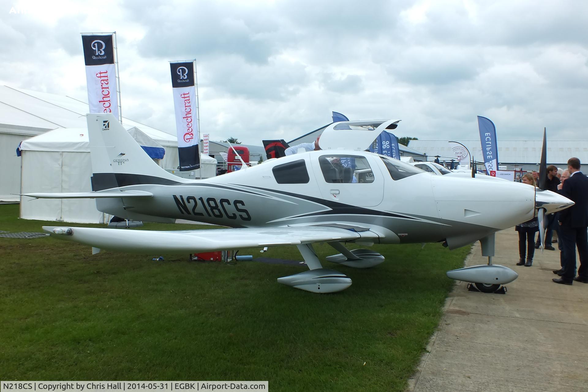 N218CS, 2013 Cessna T240 TTx C/N T24002012, at AeroExpo 2014