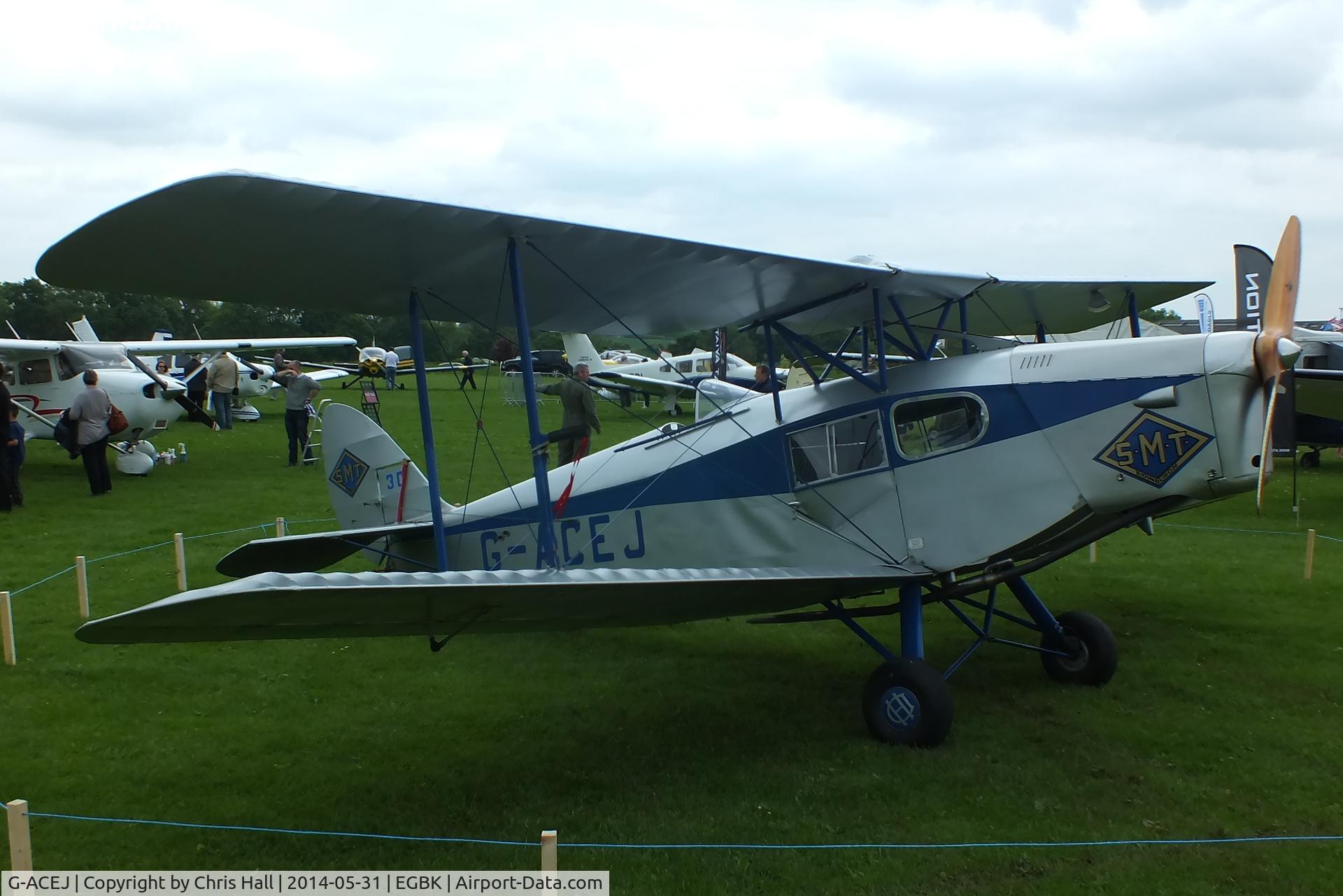 G-ACEJ, 1933 De Havilland DH.83 Fox Moth C/N 4069, at AeroExpo 2014