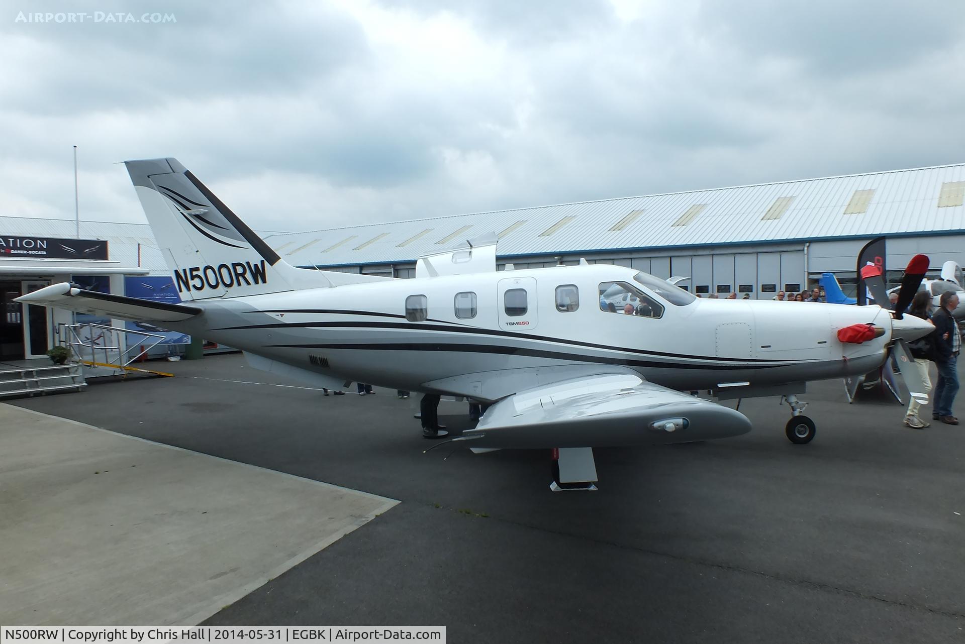 N500RW, 2011 Socata TBM-700 C/N 578, at AeroExpo 2014