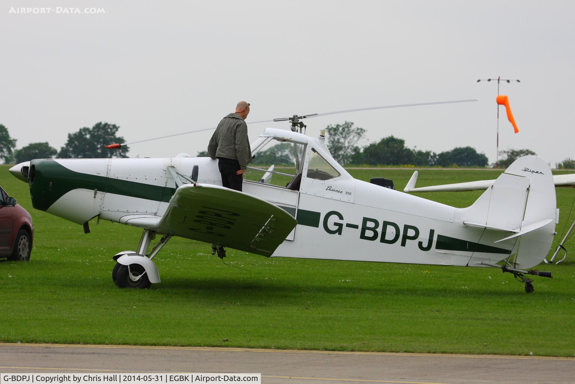 G-BDPJ, 1965 Piper PA-25-235 Pawnee C/N 25-3665, at AeroExpo 2014