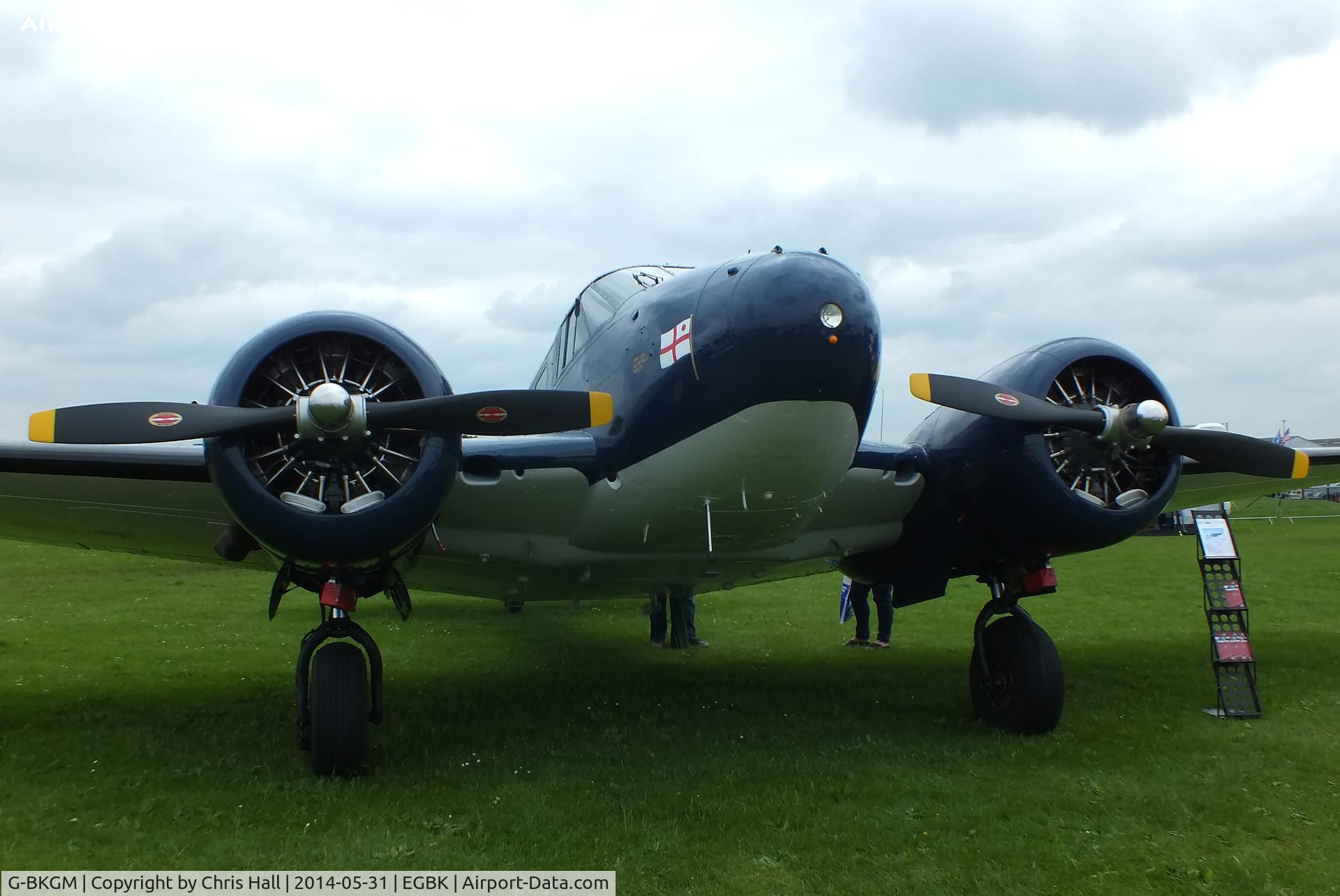 G-BKGM, 1952 Beech Mk.3NM Expeditor C/N A-853/CA-203, at AeroExpo 2014