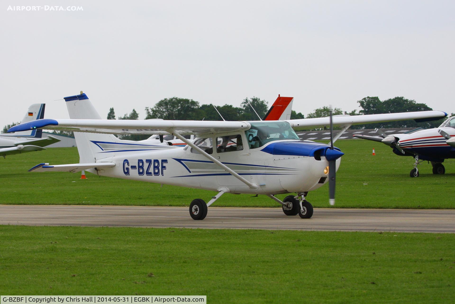 G-BZBF, 1974 Cessna 172M Skyhawk C/N 17262258, at AeroExpo 2014
