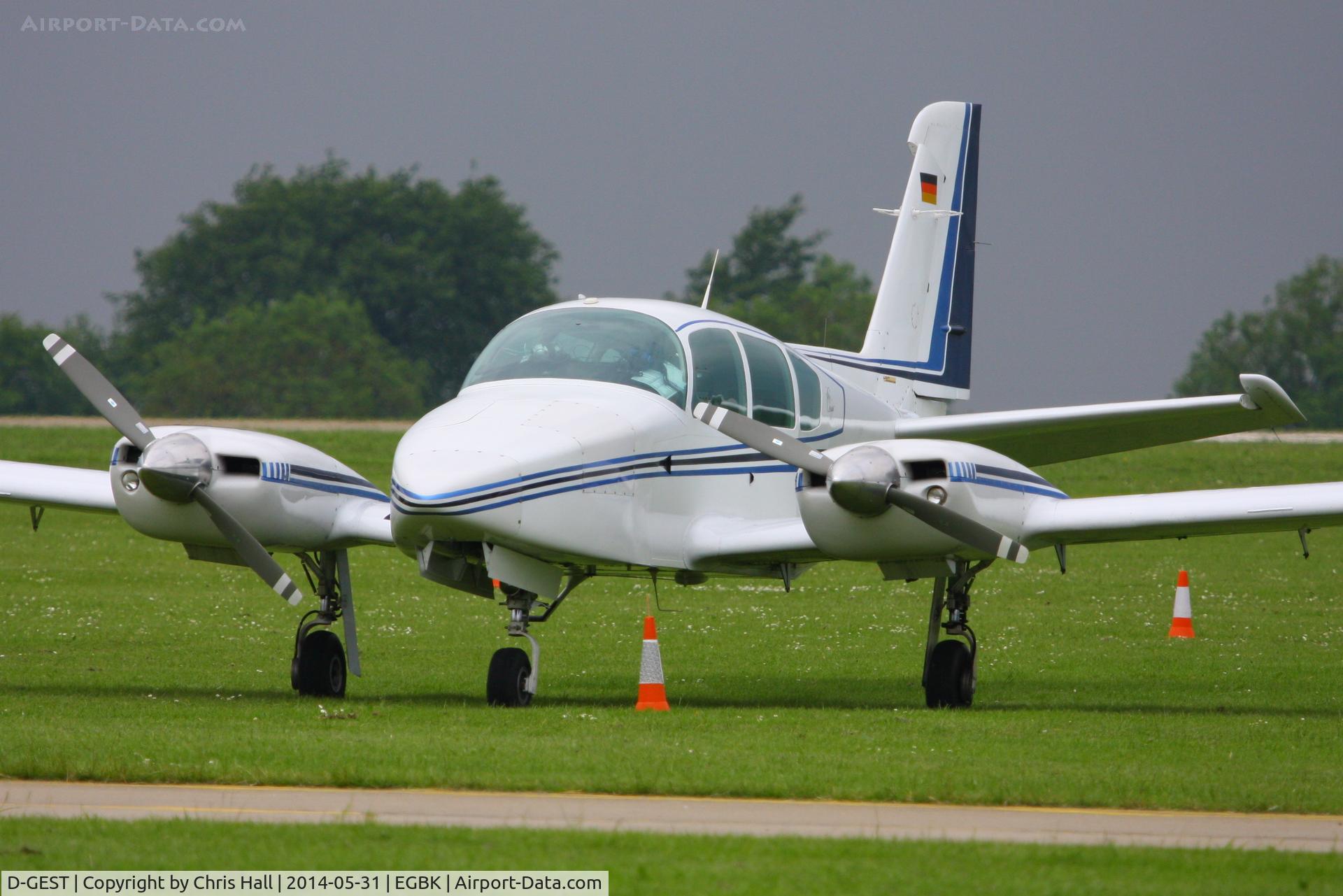 D-GEST, 1979 Grumman American GA-7 Cougar C/N GA7-0102, at AeroExpo 2014