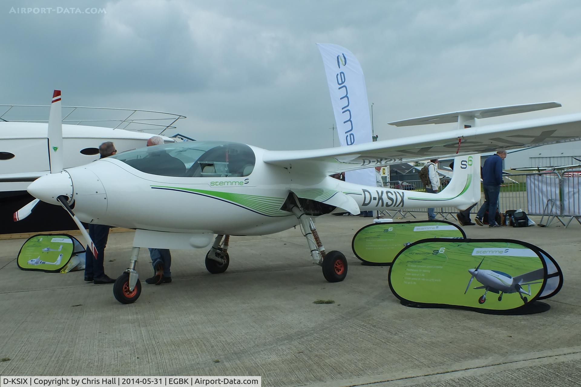 D-KSIX, Stemme S-6RT C/N 6.T.10.024, at AeroExpo 2014