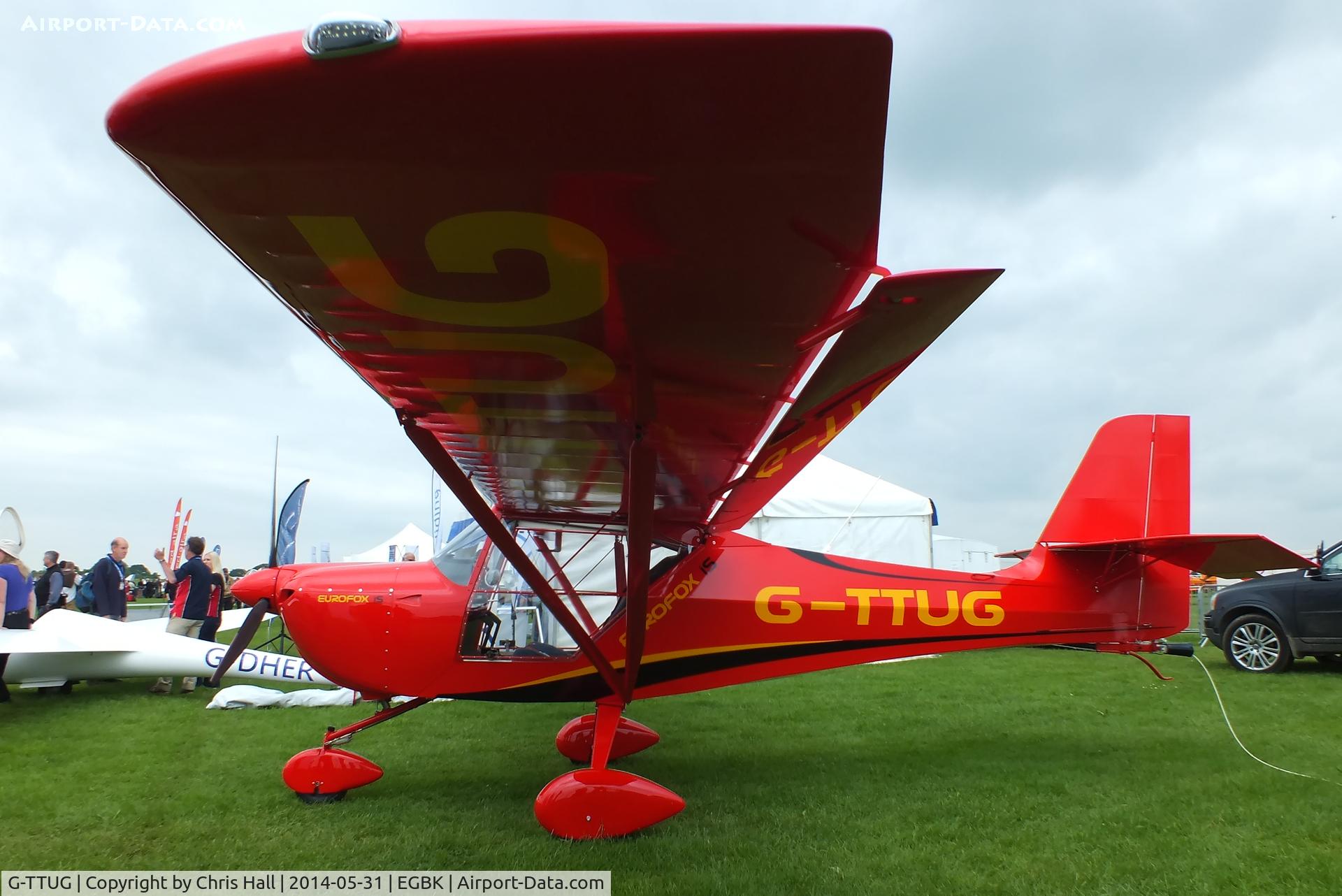 G-TTUG, 2013 Aeropro Eurofox 912(S) C/N LAA 376-15213, at AeroExpo 2014