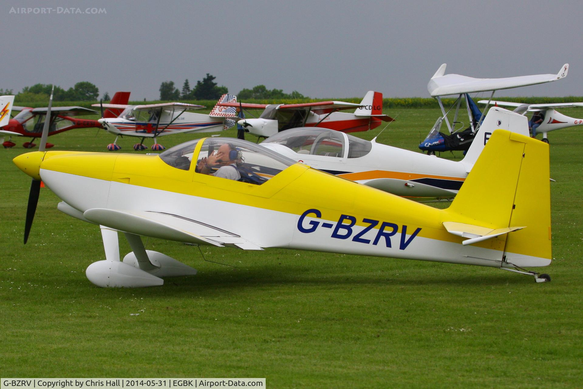 G-BZRV, 2002 Vans RV-6 C/N PFA 181A-13573, at AeroExpo 2014