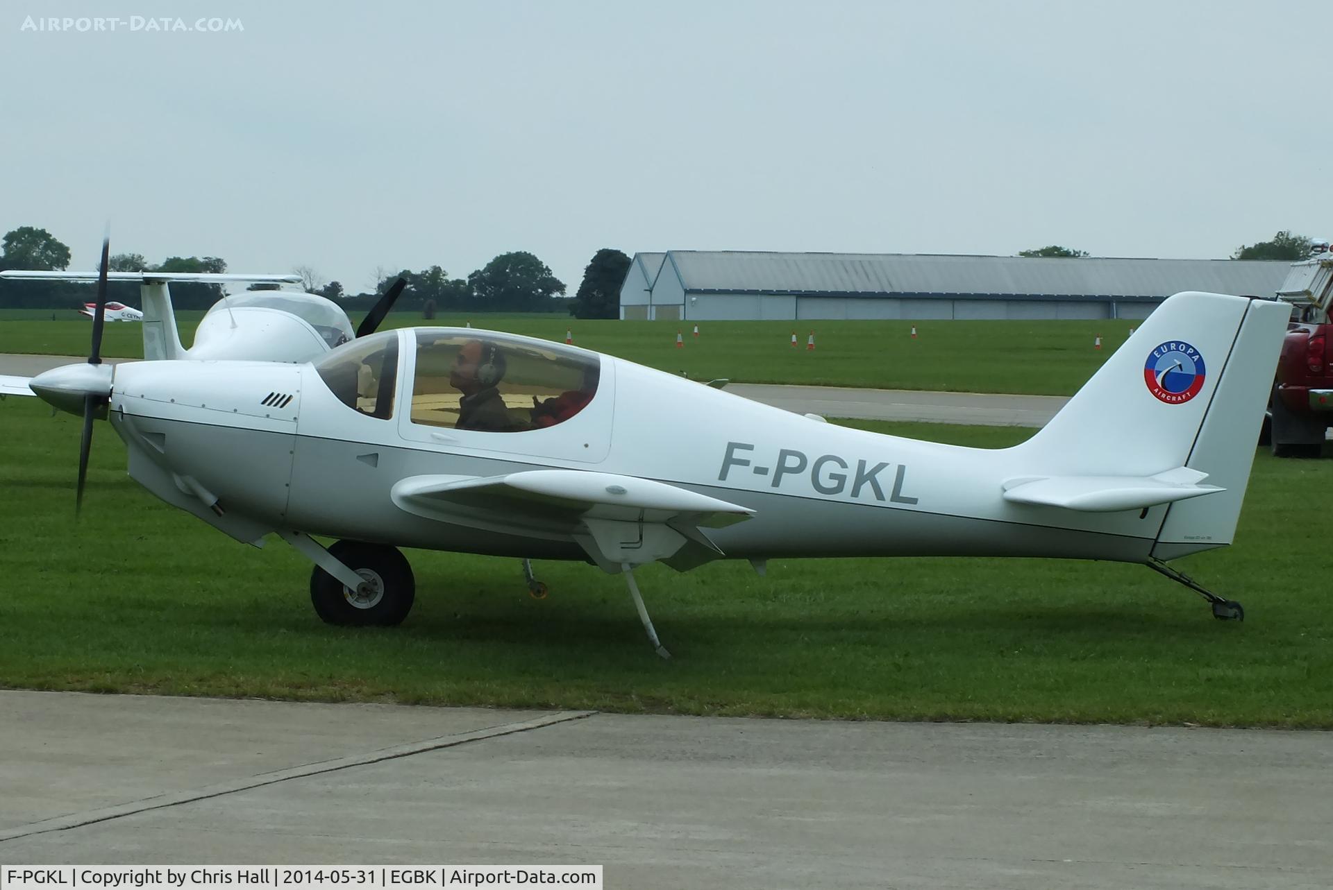 F-PGKL, Europa XS Monowheel C/N 395, at AeroExpo 2014