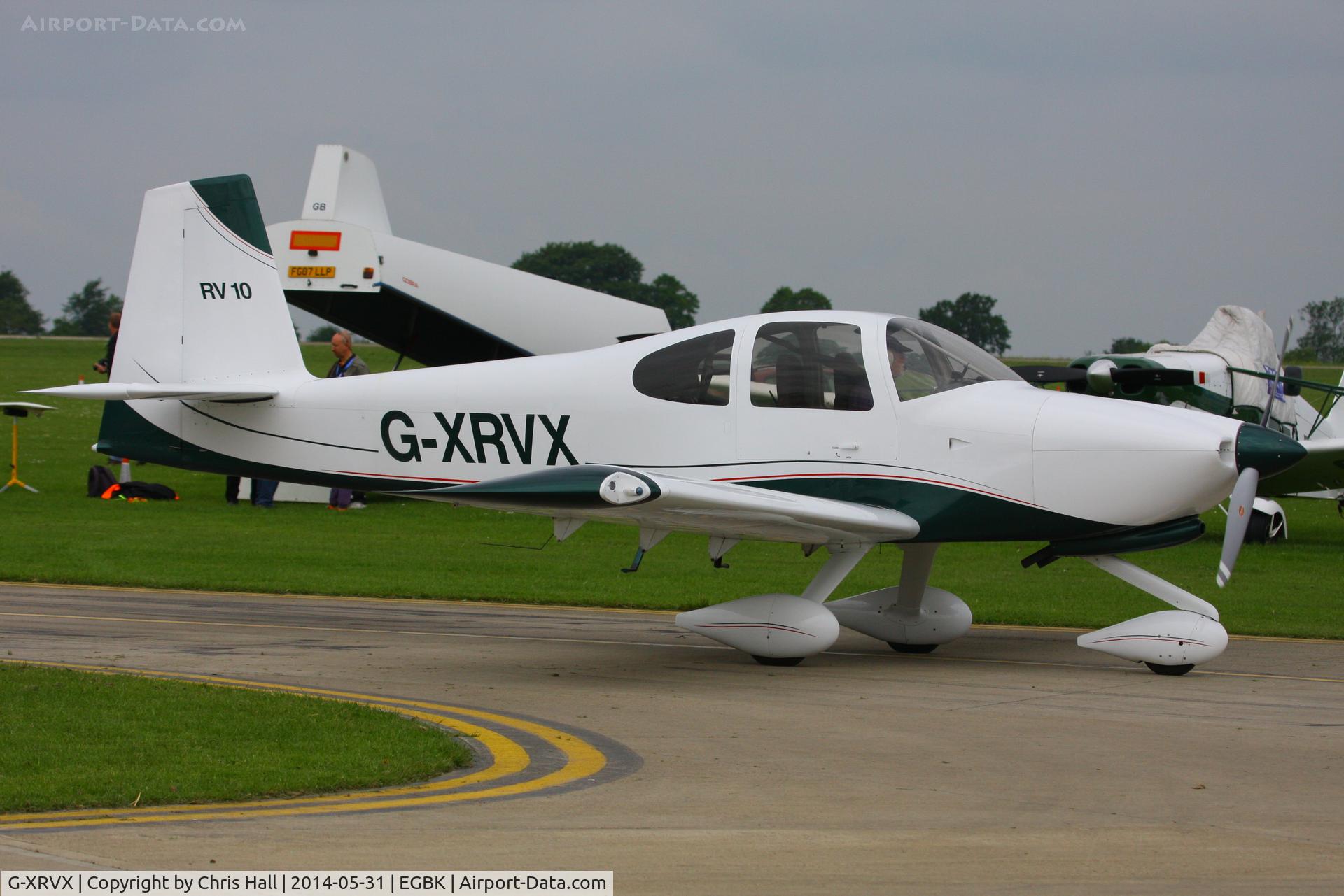 G-XRVX, 2006 Van's RV-10 C/N PFA 339-14592, at AeroExpo 2014