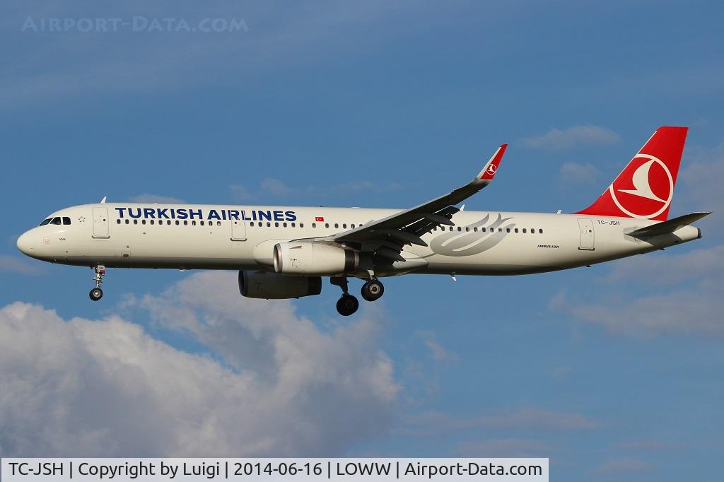 TC-JSH, 2013 Airbus A321-231 C/N 5546, Turkish airlines