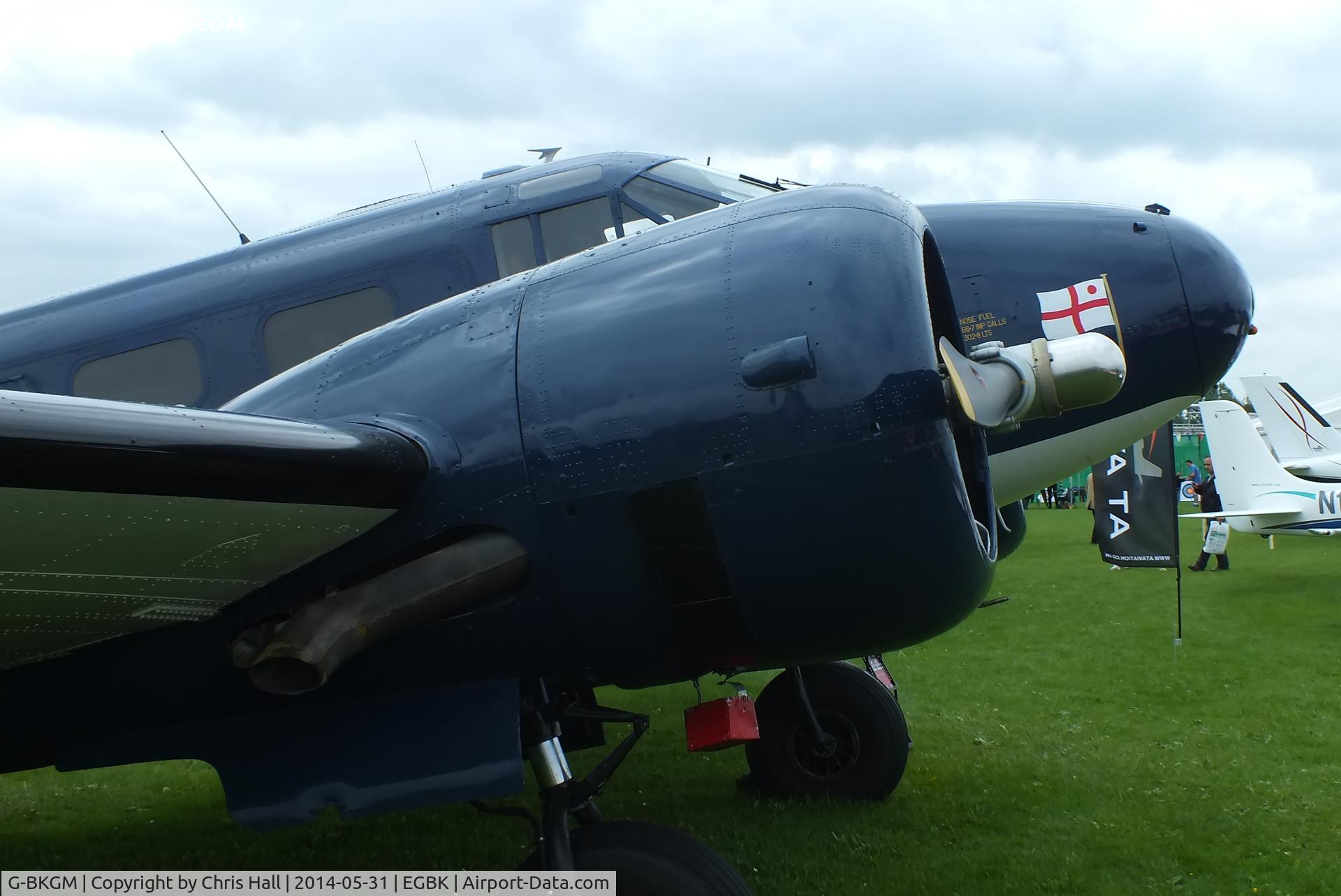 G-BKGM, 1952 Beech Mk.3NM Expeditor C/N A-853/CA-203, at AeroExpo 2014