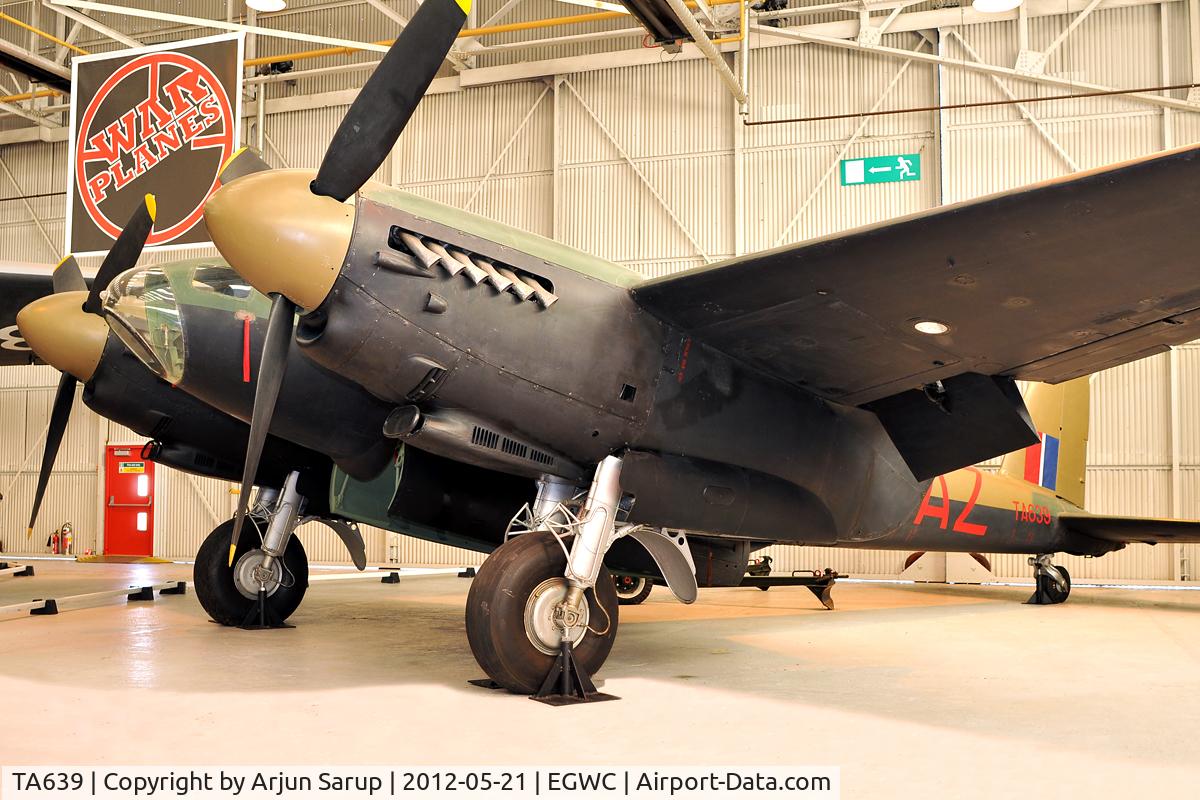 TA639, 1945 De Havilland DH-98 Mosquito TT.35 C/N Not found TA639, On display at RAF Museum Cosford.