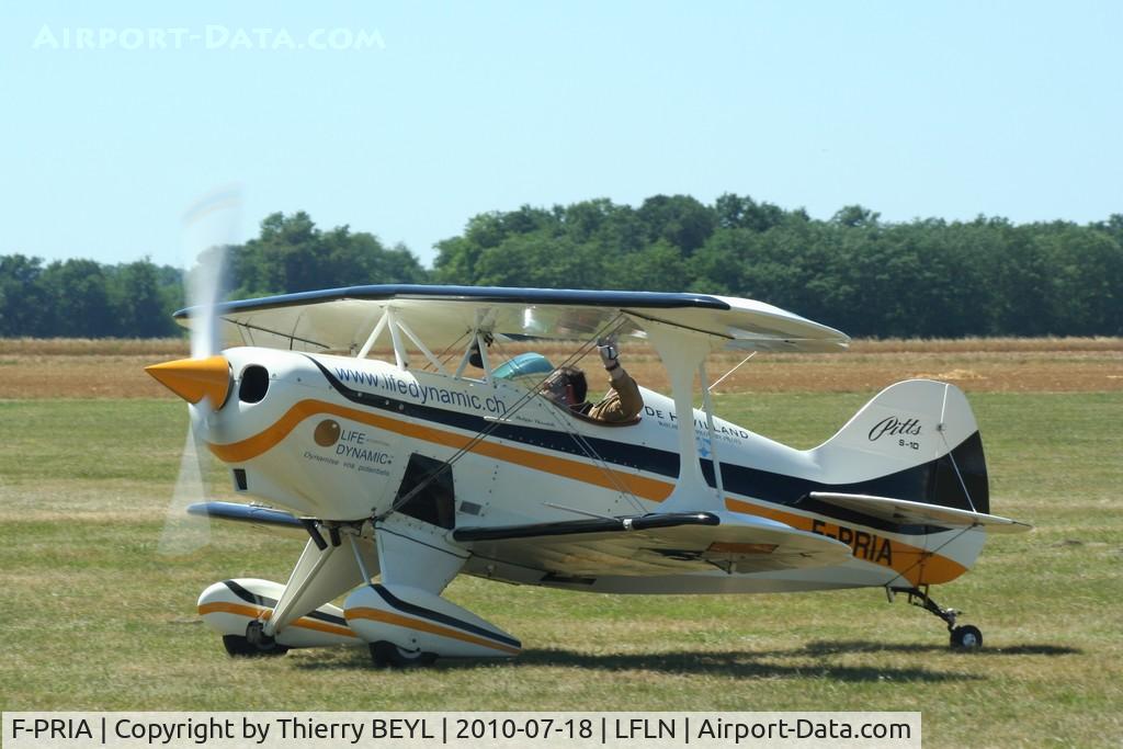 F-PRIA, Pitts S-1D Special C/N 7-0503, Euro-Fly'In 2010