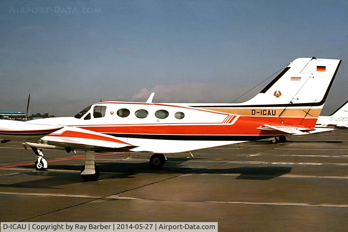 D-ICAU, 1971 Cessna 421B Golden Eagle C/N 421B-0211, Cessna 421B Golden Eagle [421B-0211]. From a slide date and place unknown.