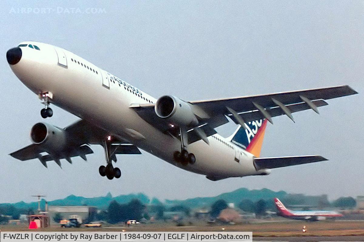 F-WZLR, 1983 Airbus A300B4-622 C/N 252, Airbus A300B4-621 [252] (Airbus Industrie) Farnborough~G 07/09/1984. From a slide.