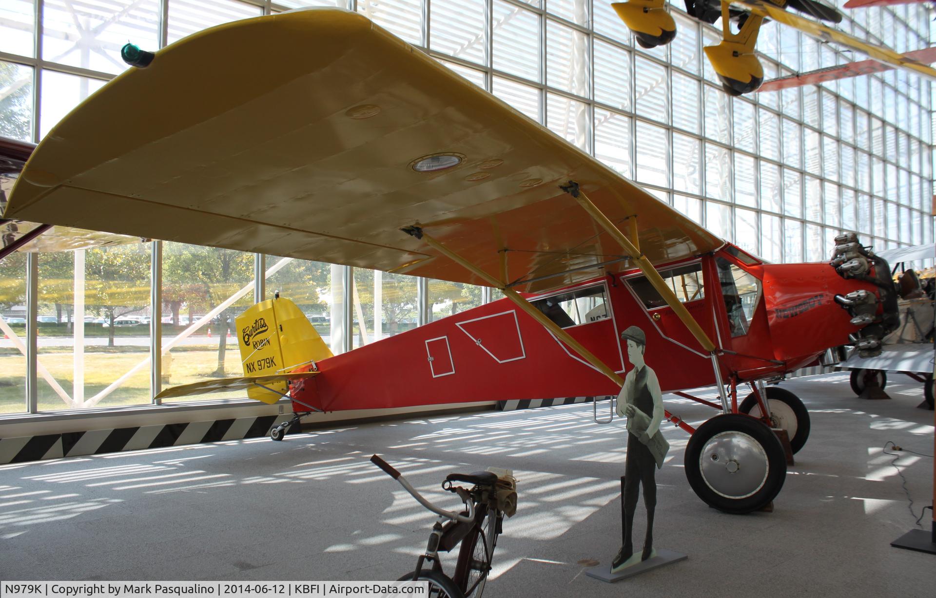 N979K, 1929 Curtiss-Wright Robin C-1 C/N 628, Curtis Wright Robin C-1