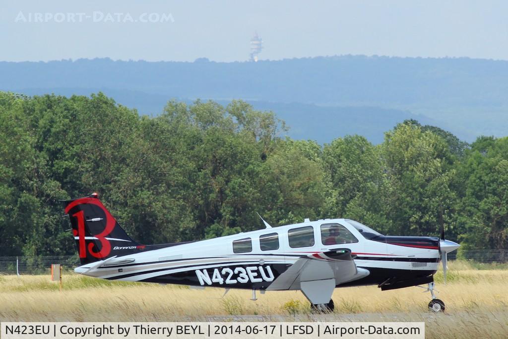 N423EU, 2014 Beechcraft G36 Bonanza C/N E-4023, Before takeoff